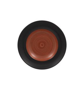 Assiette creuse rond marron porcelaine vitrifiée Ø 29,9 cm Trinidad Rak