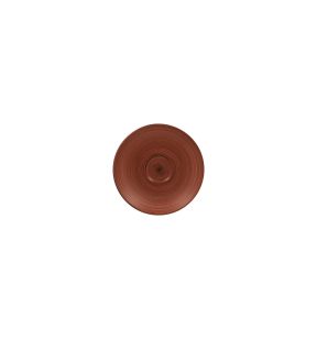 Sous tasse à espresso marron porcelaine vitrifiée Ø 12,5 cm Trinidad Rak