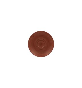 Sous tasse à déjeuner marron porcelaine vitrifiée Ø 17 cm Trinidad Rak