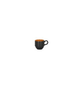 Stapelbaar espressokopje oranje verglaasd 9 cl Ø 6 Trinidad Rak