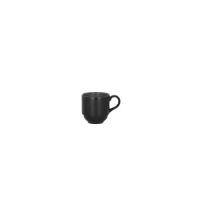 Stapelbare koffiekop grijs verglaasd 20 cl Ø 7.5 Trinidad Rak