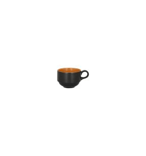 Tasse empilable rond orange porcelaine vitrifiée 23 cl Ø 8,5 cm Trinidad Rak