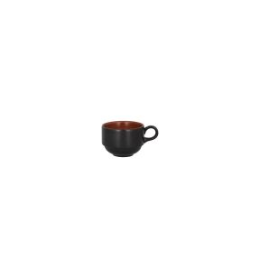 Tasse empilable rond marron porcelaine vitrifiée 23 cl Ø 8,5 cm Trinidad Rak