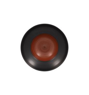 Assiette extra creuse rond marron porcelaine vitrifiée Ø 26,1 cm Trinidad Rak