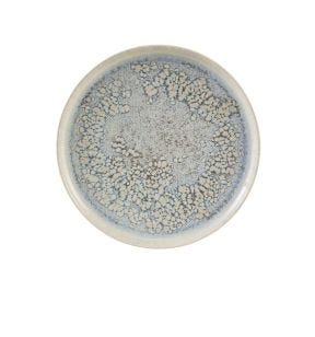 Assiette plate rond gris grès émaillé Ø 28 cm Tropic Accolade