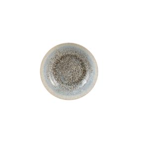 Assiette coupe creuse rond gris grès émaillé Ø 17 cm Tropic Accolade