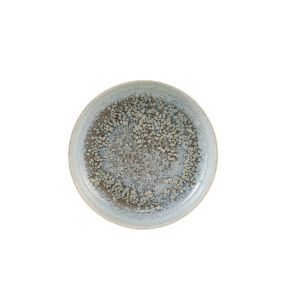 Assiette creuse rond gris grès émaillé Ø 22 cm Tropic Accolade
