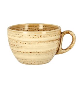 Koffiekopje beige verglaasd 23 cl Ø 9 Twirl Rak