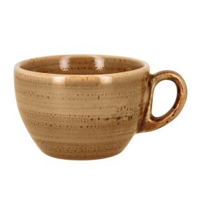 Tasse à café marron porcelaine vitrifiée 23 cl Ø 9 cm Twirl Rak