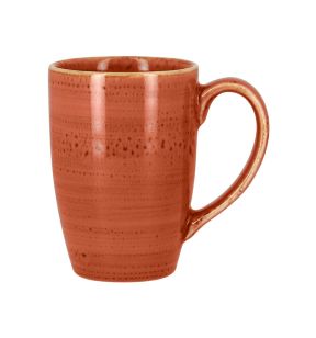 Mug orange porcelaine vitrifiée 30 cl Ø 7,5 cm Twirl Rak
