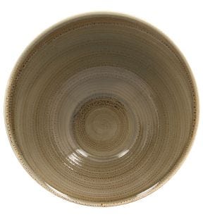 Saladier brun porcelaine vitrifiée Ø 29 cm Twirl Rak