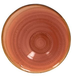 Saladier orange porcelaine vitrifiée Ø 29 cm Twirl Rak