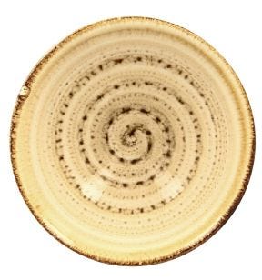 Bol rond beige porcelaine vitrifiée Ø 12 cm Twirl Rak