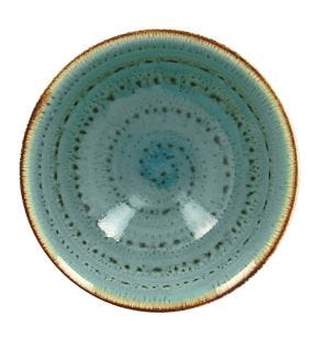 Bol rond bleu porcelaine vitrifiée Ø 12 cm Twirl Rak