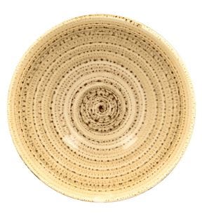 Saladier rond beige porcelaine vitrifiée Ø 20,2 cm Twirl Rak