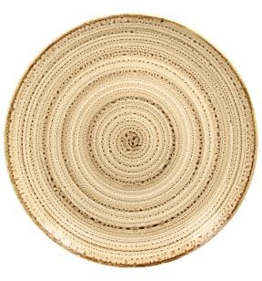 Assiette coupe plate rond beach porcelaine vitrifiée Ø 30,7 cm Twirl Rak