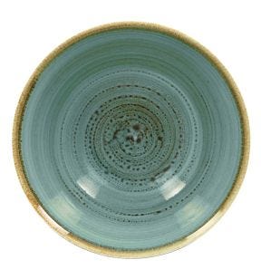 Bol rond bleu porcelaine vitrifiée Ø 16 cm Twirl Rak