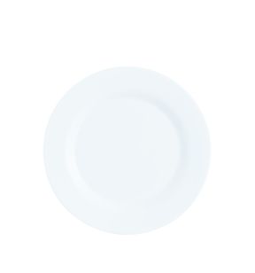 Assiette plate rond blanc verre opal Ø 25,5 cm Intensity Arcoroc