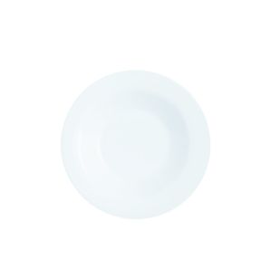 Assiette creuse rond blanc verre opal Ø 22 cm Intensity Arcoroc