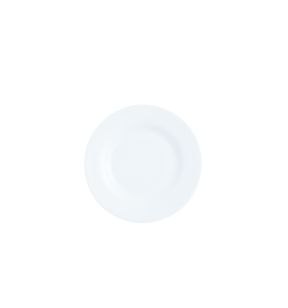 Assiette plate rond blanc verre opal Ø 16 cm Intensity Arcoroc