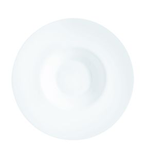 Assiette à risotto rond blanc verre opal Ø 29 cm Evolutions  Arcoroc