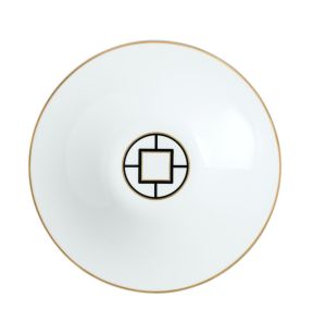Assiette coupe creuse rond blanc porcelaine bone china Ø 28,5 cm Metrochic Villeroy & Boch