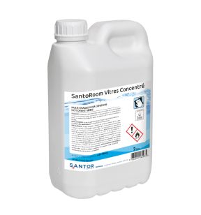 Nettoyant vitres multi-usages très concentré 2 L Santoroom Santor