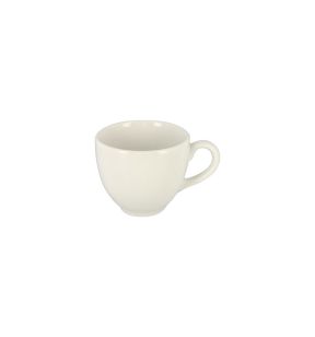 Tasse à expresso rond blanc porcelaine vitrifiée 9 cl Ø 6,5 cm Vintage Rak