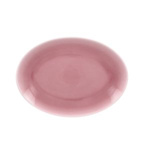 Schotel ovaal roze verglaasd 36 Vintage Rak