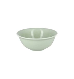 Bol rond vert porcelaine vitrifiée Ø 16 cm Vintage Rak