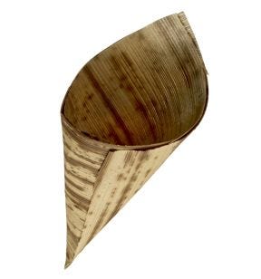 Hoorntje kegelvormig beige Ø 50 mm 130 mm Solia (100 eenheden)