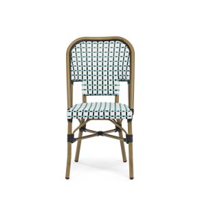 Chaise d''extérieur bleu 88x47x57 cm Voltaire Flexmob