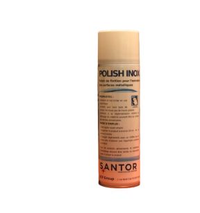 Détergent pour les surfaces métalliques polies 400 ml Polish Inox Santor