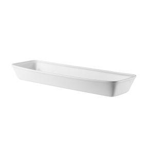 Plat buffet porcelaine blanc 53x16x6,2 cm 3 L Counter Serve Churchill