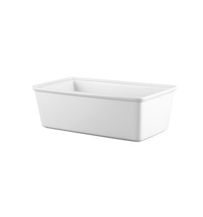 Plat buffet porcelaine blanc 34x20x11,5 cm 4 L Counter Serve Churchill