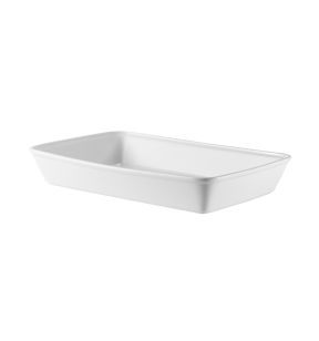 Plat buffet porcelaine blanc 38x25x6,2 cm 3,5 L Counter Serve Churchill