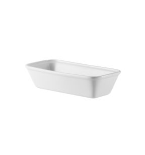 Plat buffet porcelaine blanc 25x12x6,2 cm 1 L Counter Serve Churchill