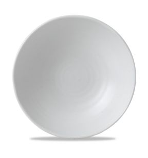 Plat bord met rand organic wit verglaasd Ø 29 White Dudson