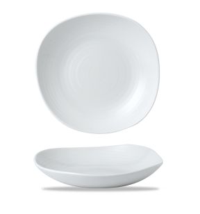 Assiette creuse rond blanc porcelaine vitrifiée Ø 29,5 cm White Dudson