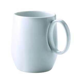 Mug rond blanc porcelaine 40 cl Ø 12 cm Yaka Medard De Noblat