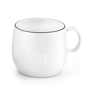 Tasse à café / thé rond blanc porcelaine 20 cl Ø 10,5 cm Yaka Medard De Noblat