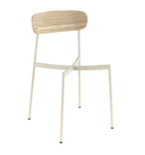 Structure chaise d'intérieur blanc 79x47x48 cm Zoe Flexmob