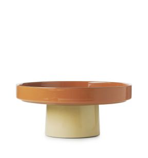 Présentoir à pâtisserie porcelaine culinaire cannelle Ø 23 cm 10 cm  Caractère Revol
