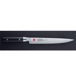 Voorsnijmes 24 staal samengeperst hout effen Damas Kasumi