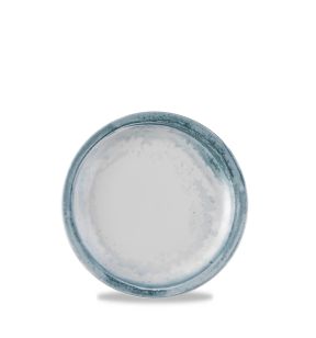 Plat bord rond blauw verglaasd Ø 25.5 Finca Dudson