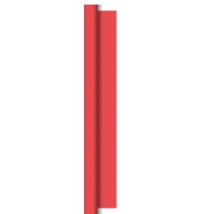 Rouleau de nappe rouge non tissé 25x1,18 m Dunicel Duni