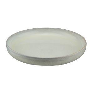 Assiette plate rond Beige rosé grès émaillé Ø 21,4 cm Pearl Pro.mundi