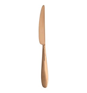 Couteau de table monobloc cranté cuivre 23,5 cm Anzo Pvd Cuivre Eternum