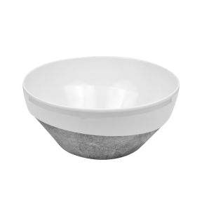 Saladier rond gris mélamine Ø 24,5 cm Urban Dalebrook