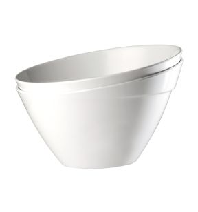 Saladier mélamine blanc Ø 21 cm 13 cm 1,5 L Balance Aps